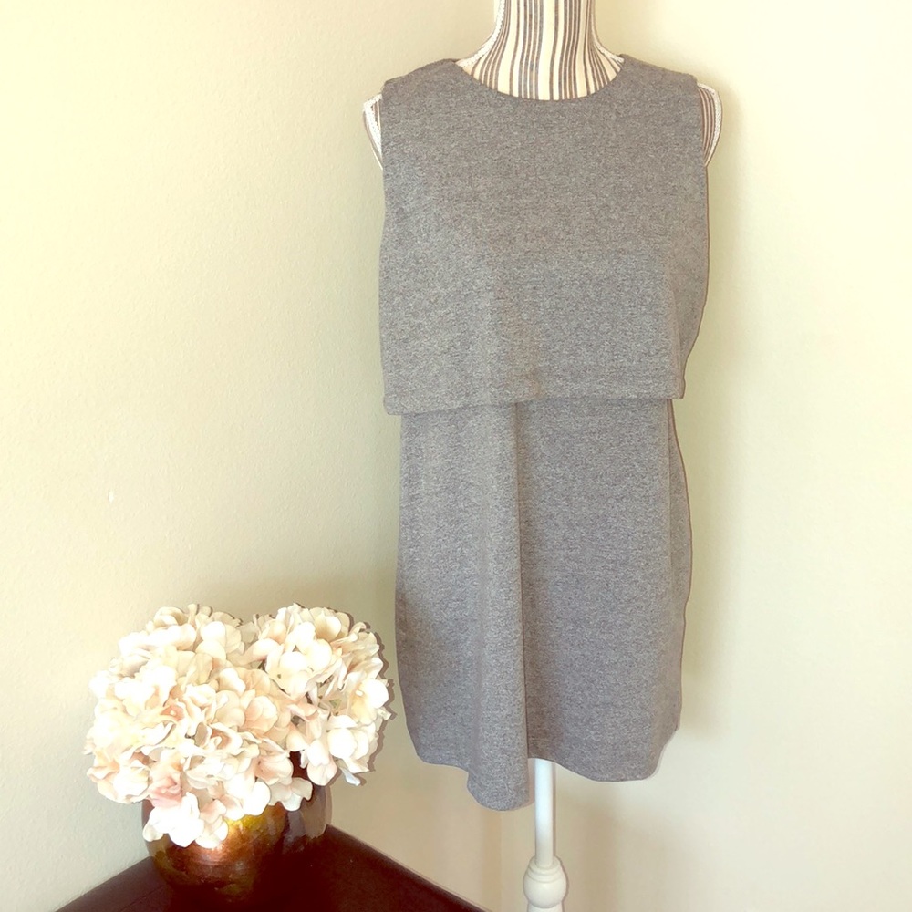 Crop Layered Midi Dress